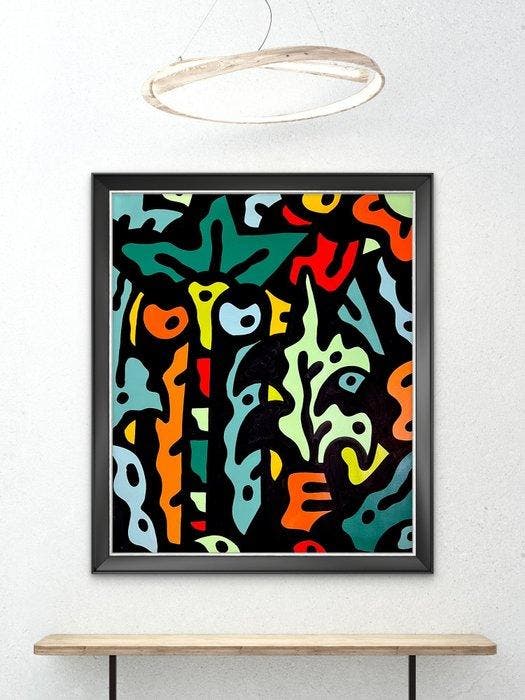 Nuno Barbedo (1983) - Step into nature (XL Size Painting), Antiek en Kunst, Kunst | Schilderijen | Modern