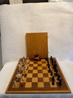 Jeu déchecs - fraai schaakspel en mooi houten bord - Bois, Antiek en Kunst