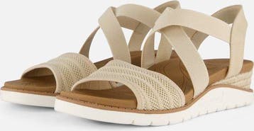 Skechers Arch Fit Kiss-Boho Beyo Dames Sandalen - beige -..., Verzenden, Nieuw