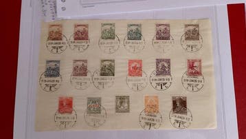 Fiume 1918/1922 - Lot de timbres comprenant des séries