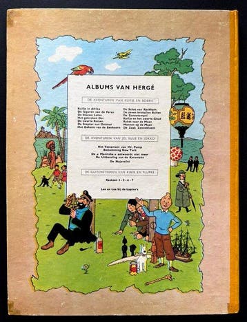 Kuifje 13 - De 7 Kristallen Bollen - 1 Album - Eerste