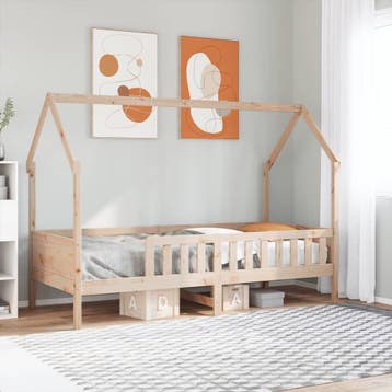 vidaXL Bedhuis massief grenenhout 80x200 cm, Verzenden