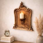 Étagère murale - Bois - H : 51 cm, Antiquités & Art