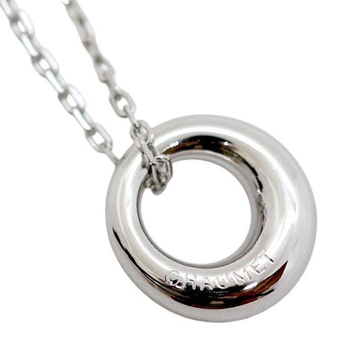 Chaumet - Ketting met hanger - 18 karaat Witgoud, Handtassen en Accessoires, Antieke sieraden
