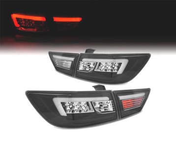 FEUX ARRIÈRE POUR RENAULT CLIO 4 13-16 LIGHT BAR FOND NOIR, Autos : Pièces & Accessoires, Verzenden