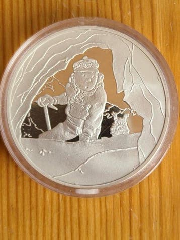 Tintin - 2 Médaille Tintin en argent - Monnaie de Paris -, Nieuw