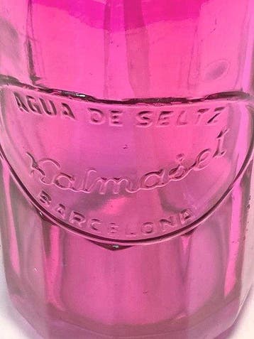 Siphon - Siphon rose sculpté, Antiquités & Art