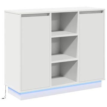 Dressoir LED Wit | Tweede kansje | OP = OP, Verzenden, 50 tot 100 cm, Zo goed als nieuw, Modern