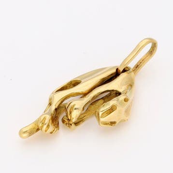 Hanger - 18 karaat Geel goud - Panter
