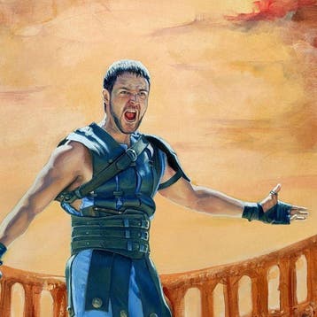 Francesco Dezio - Gladiator – Serie Pop Icons – Dipinto