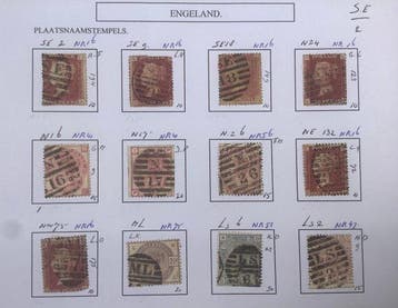 Groot-Brittannië 1864/1934 - Specialistische verzameling met, Postzegels en Munten, Gestempeld