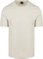 BOSS T-shirt Tales Ecru maat Maat 52/54 (L) Heren, Kleding | Heren, Verzenden, Nieuw, Maat 52/54 (L), BOSS