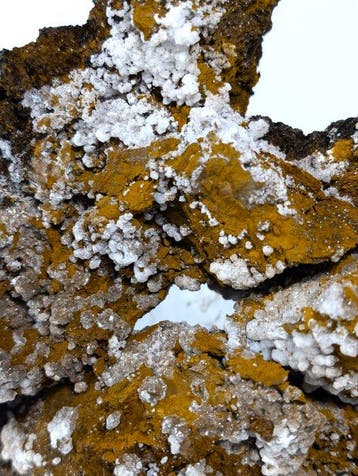 Oxydes de manganèse avec une aragonite cristalline