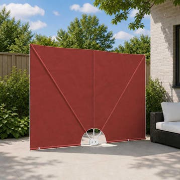 vidaXL Terrasscherm inklapbaar 300x150 cm terracottakleurig, Tuin en Terras, Verzenden, Nieuw