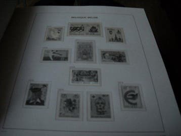 België - album davo Luxe ouatiné III 1970 tot 1984, Gestempeld
