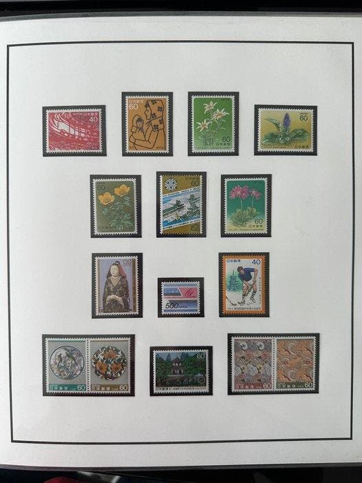 Japan 1984/1990 - Collectie van Japanse postzegels in een, Timbres & Monnaies, Timbres | Asie