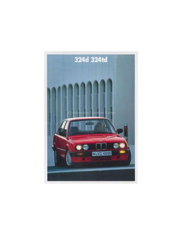 1989 BMW 3 SERIE DIESEL BROCHURE NEDERLANDS, Ophalen of Verzenden, Nieuw