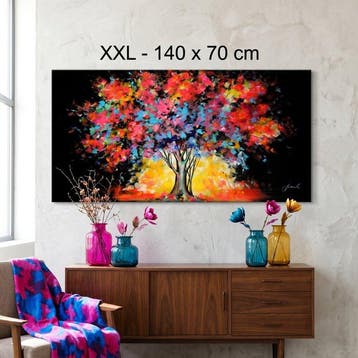 Monika Spiewak - Tree - Oil Painting Stretched On The Frame