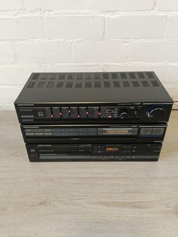 Grundig - V 4200 - T 4200 - CD 8200 Ensemble hi-fi -, TV, Hi-fi & Vidéo