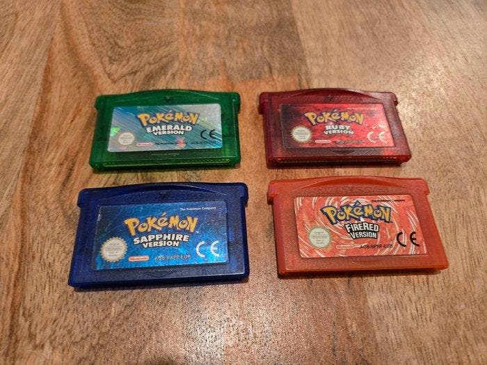 Nintendo - Gameboy Advance SP - Groudon Shell + Originele, Games en Spelcomputers, Spelcomputers | Overige Accessoires