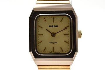 Rado - DiaStar Gold-Tone Rectangular Ladies Quartz - Sans