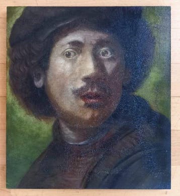 Rembrandt van Rijn (1606–1669), after - Selbstportrait mit