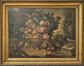 Alfredo Mahieux (1887-1968) - Trionfo floreale, Antiek en Kunst