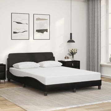 Direct een modern bed nodig? Bedframe Dover zwart nu met..., Verzenden