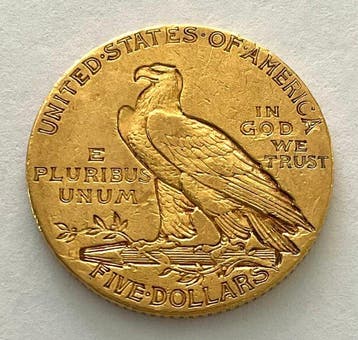 Verenigde Staten. 5 Dollars 1913 - Indian Head
