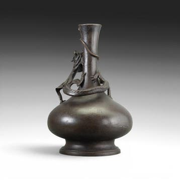 Vaas - Brons - China - Ming Dynastie (1368-1644) - Grote, Antiquités & Art