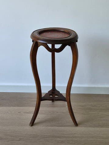 Plantentafel - Antieke Franse stijl houten plantenstand met