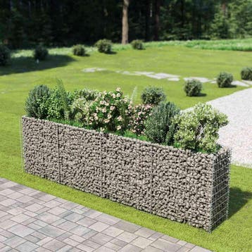 vidaXL Gabion plantenbak verhoogd 360x50x100 cm, Verzenden