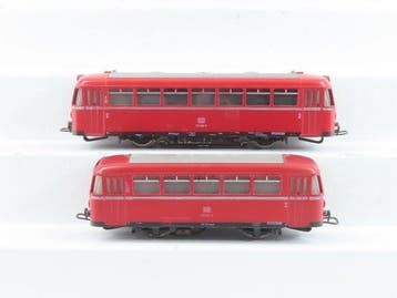Märklin H0 - 3016/4018 - Modeltrein motorwagen (2) - Railbus, Hobby en Vrije tijd, Nieuw