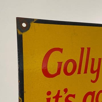 GOLDEN SHRED - Reclamebord - 60x40cm - Gemaakt van dikke