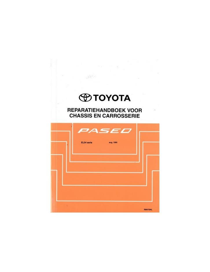 1996 TOYOTA PASEO CHASSIS & CARROSSERIE SUPPLEMENT, Autos : Divers, Modes d'emploi & Notices d'utilisation