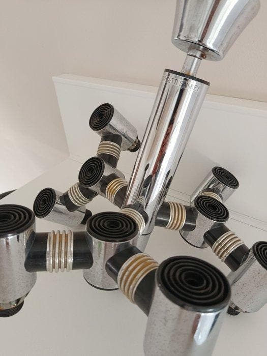 Targetti Sankey - Kroonluchter - Chroom, Metaal, Plastic -, Antiek en Kunst, Curiosa en Brocante