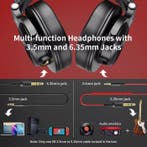 A71 Gaming Studio DJ Koptelefoon met 6.35mm en 3.5mm AUX, Verzenden, Nieuw