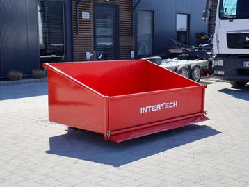 Benne portée 3 points Inter-Tech PROFI – 1,6 m, 1,8 m, 2 m, Articles professionnels, Verzenden