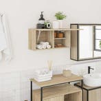 vidaXL Badkamerwandkast 60x25x30 cm bewerkt hout sonoma, Verzenden