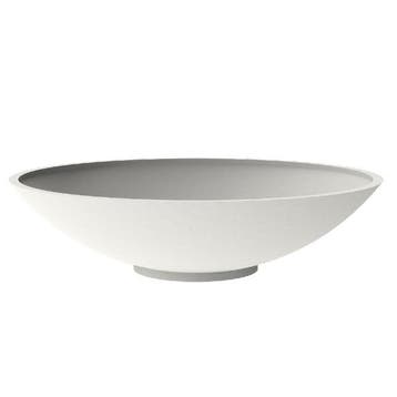 Polymeerbeton plantenbak Ø235x60cm - Met bodem (OP=OP), 100 cm of meer, Rond, Nieuw, Beton