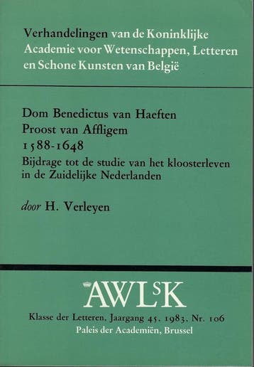 Dom benedictus van haeften 9789065693327 Verleyen, Verzenden, Gelezen, Verleyen