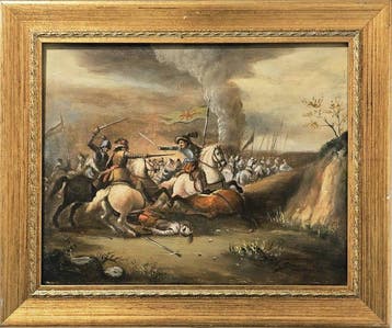 V. Simonini (XIX-XX) - Scena di battaglia