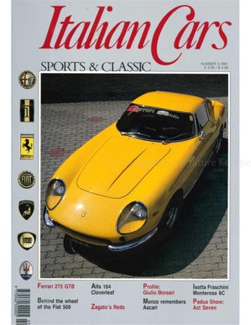1991 ITALIAN CARS SPORTS & CLASSIC MAGAZINE ENGELS 03, Ophalen of Verzenden, Nieuw