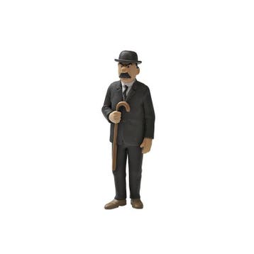 Kuifje PVC Beeldje Janssen met Wandelstok 9 cm, Ophalen of Verzenden