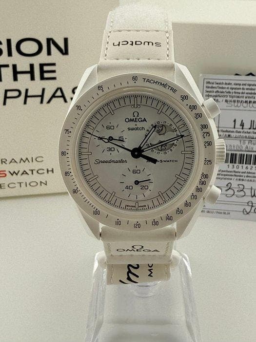 Omega x Swatch - Moonswatch - Mission to the Moonphase, Bijoux, Sacs & Beauté, Montres | Hommes