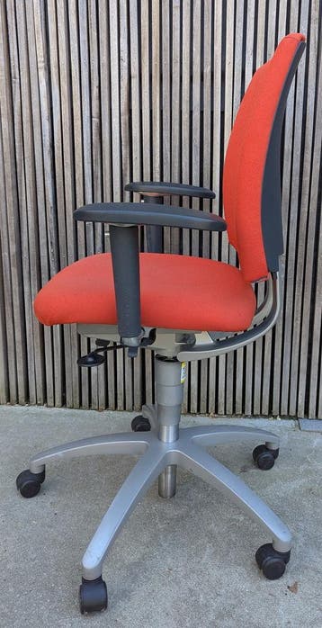 bureaustoel Drabert Entrada - ROOD, Huis en Inrichting, Bureaustoelen, Ophalen, Ergonomisch, Gebruikt, Bureaustoel