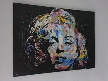 Marilyn Monroe - 80x60 cm - Popart portait collections -, Nieuw