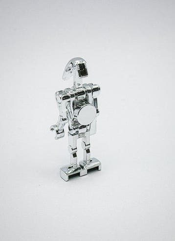 Lego Minifiguur - Star Wars - Chrome Silver Battle Droid, Nieuw