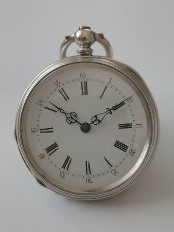 Alte Silber Taschenuhr - Damen - 1850-1900
