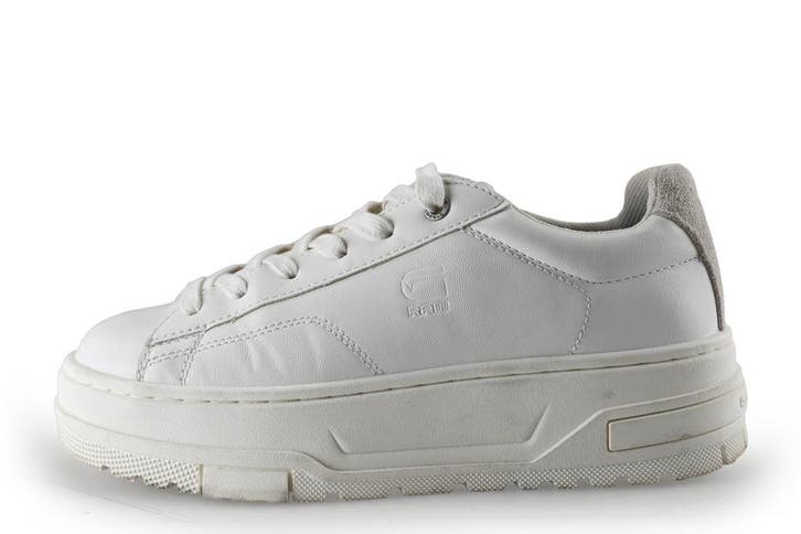 G-Star Veterschoenen in maat 38 Wit, Kleding | Dames, Schoenen, Wit, Zo goed als nieuw, Overige typen, Verzenden